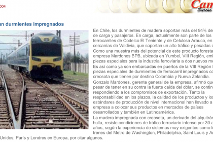 Reportaje exportacion de durmientes