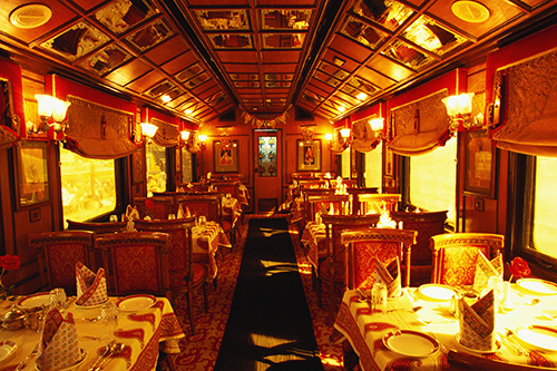 Interior del tren, Palace on wheels
