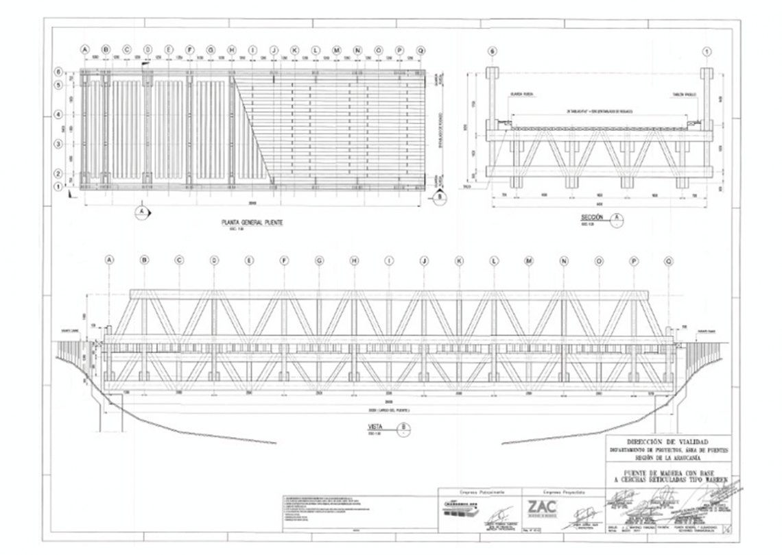 Servicio de Ingenieria, plano de puente